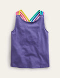 Rainbow Cross-Back Vest-Soft Starboard Blue