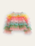 Tulle Jacket-Multi Rainbow