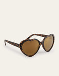 Girls Sunglasses-Tortoise Brown Heart