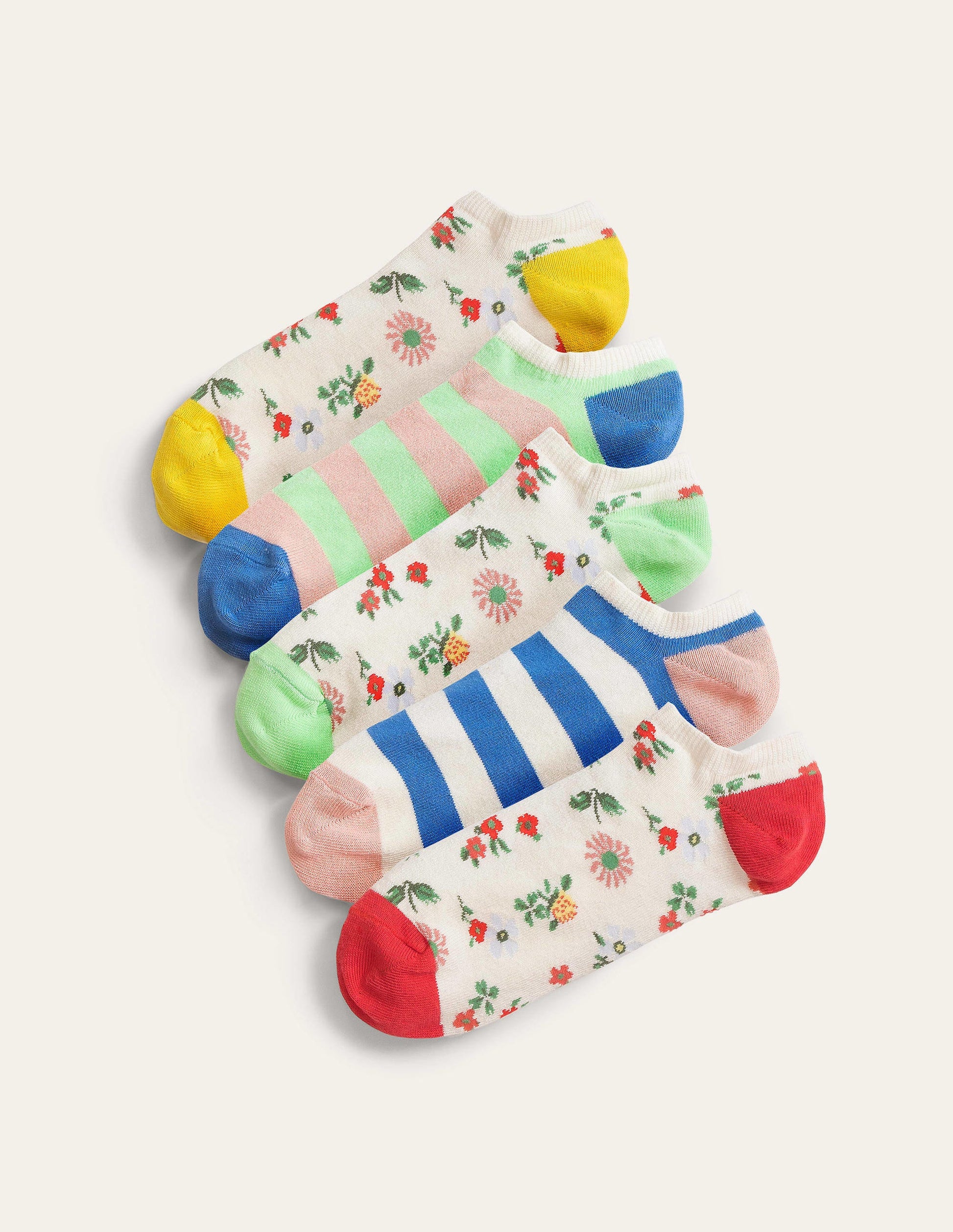 Trainer Socks 5 Pack-Multi-1