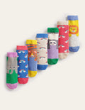 Sock Box 7 Pack-Multi Jungle Animals