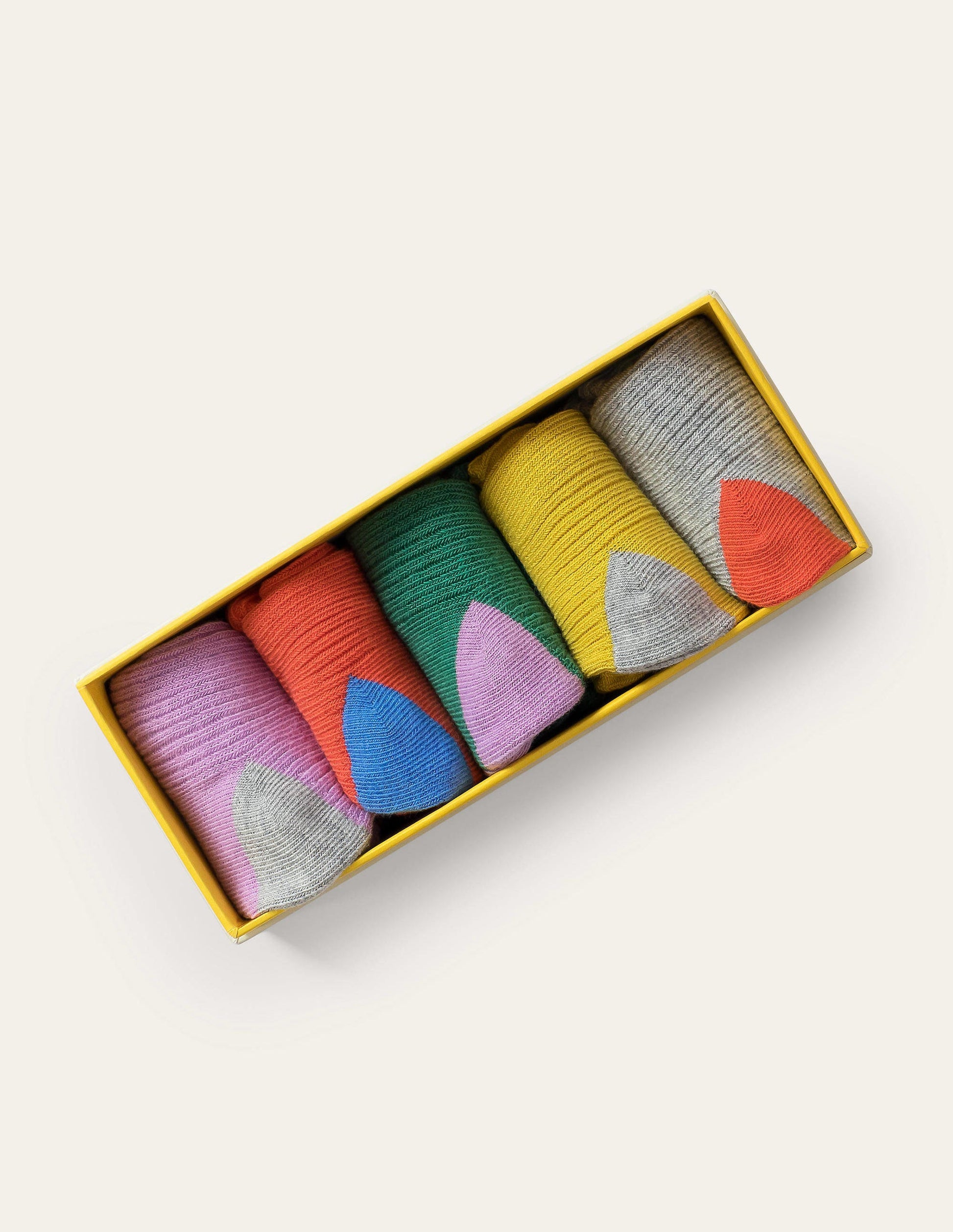 Sock Box 5 Pack-Multi Rib-2