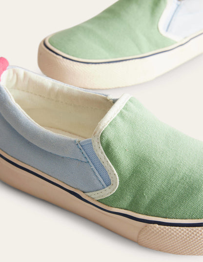 Canvas Slip Ons-Multi-3