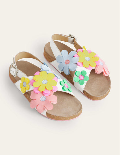 Crossover Sandals-White-2