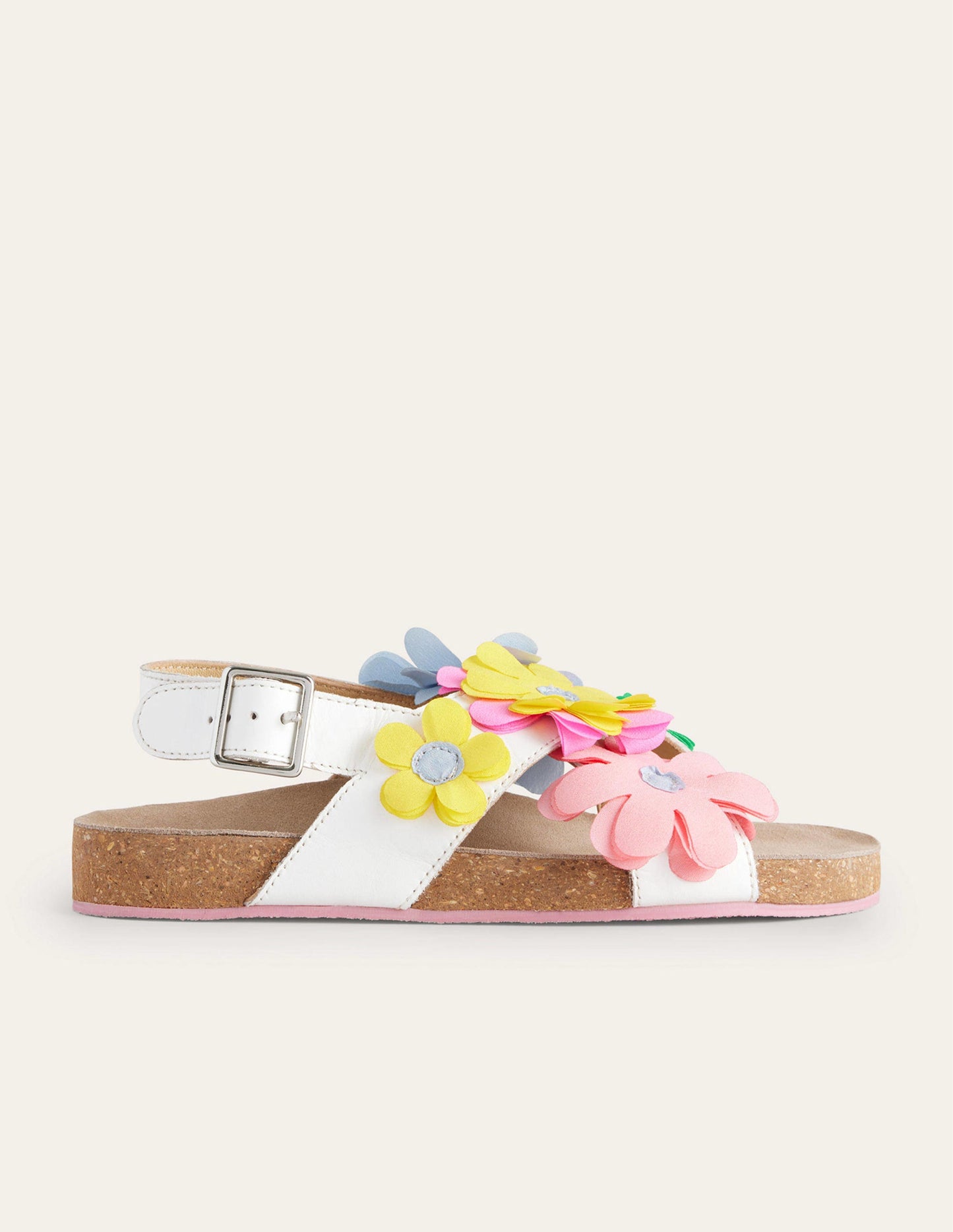Crossover Sandals-White