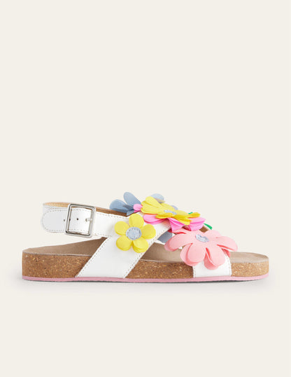 Crossover Sandals-White-1