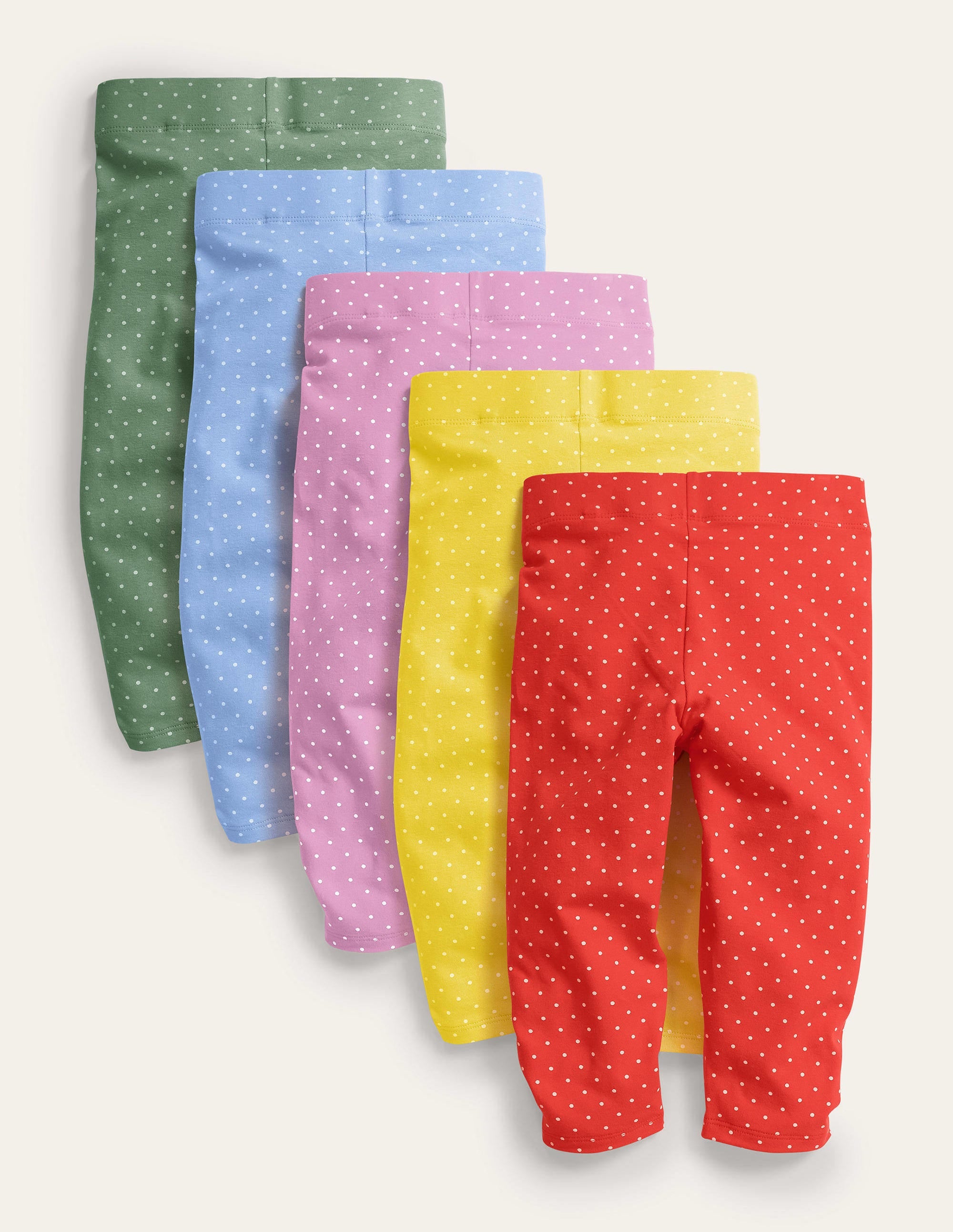 5-Pack Cropped Leggings-Multi Spot - Image 2