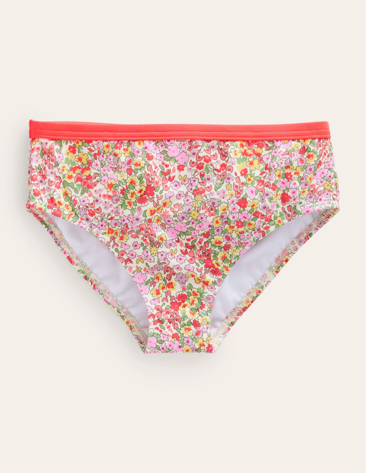 Patterned Bikini Bottoms-Spring Time Floral - Image 1