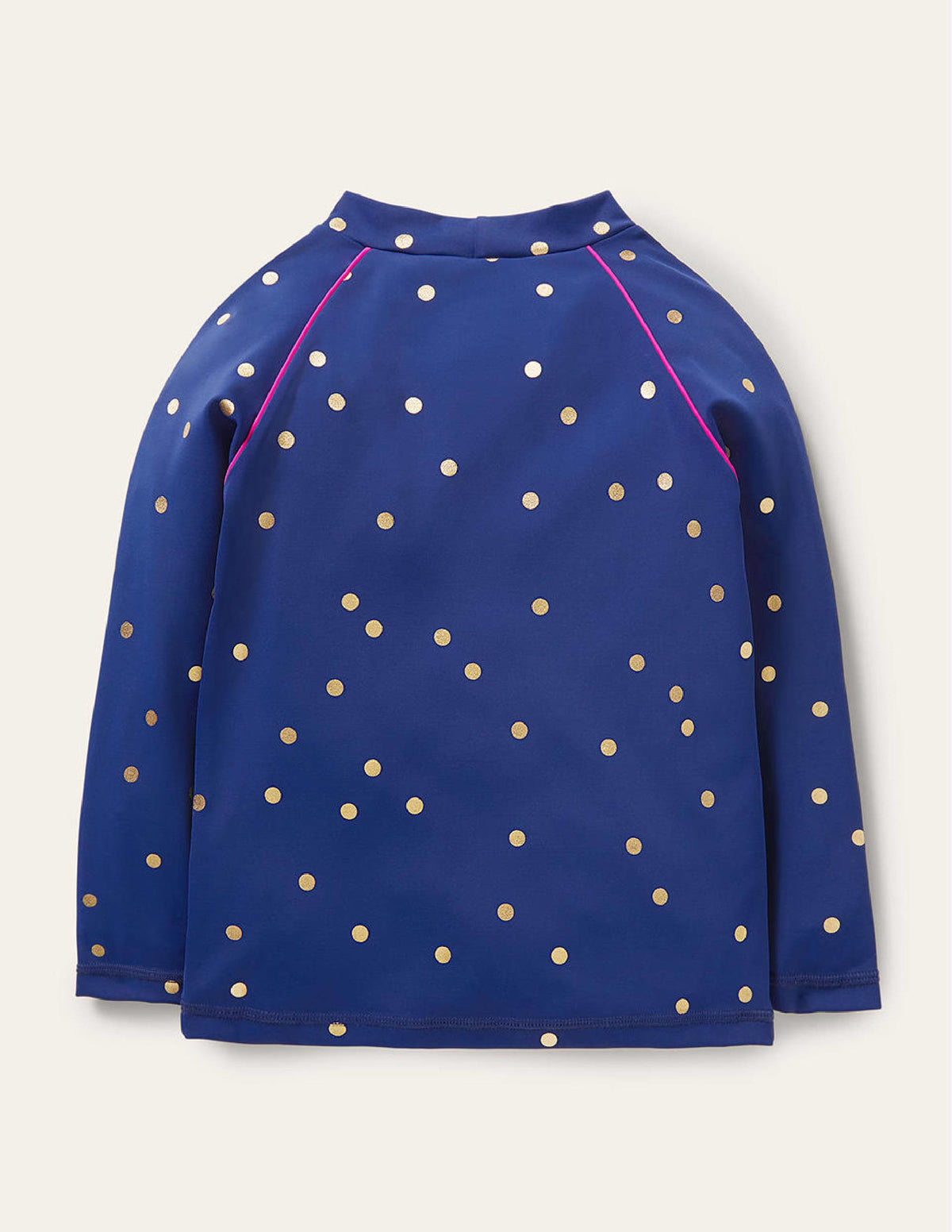 Patterned Rash Vest-Harmony Blue Gold Spot - Image 2