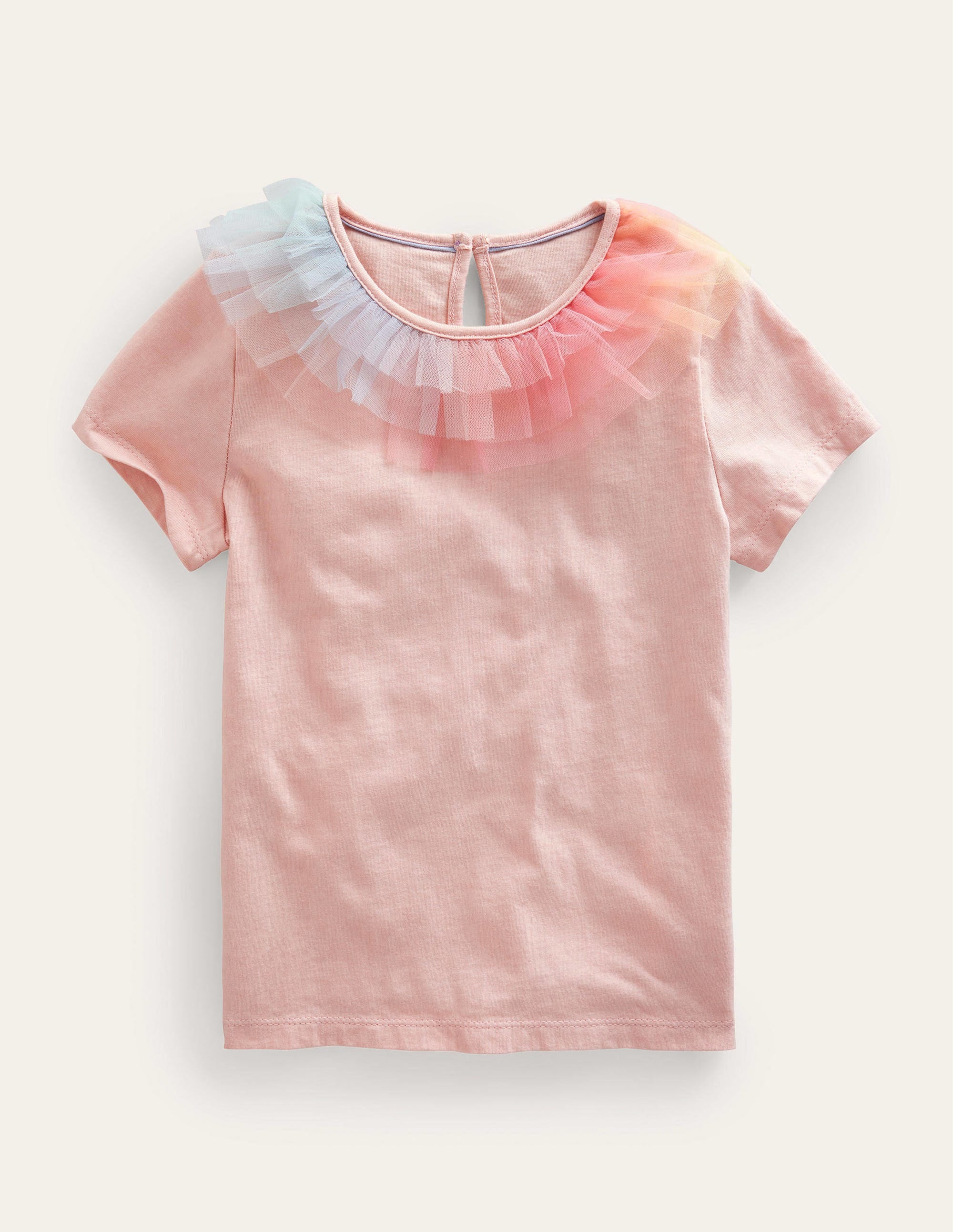 Tulle Jersey Top-Provence Dusty Pink - Image 1