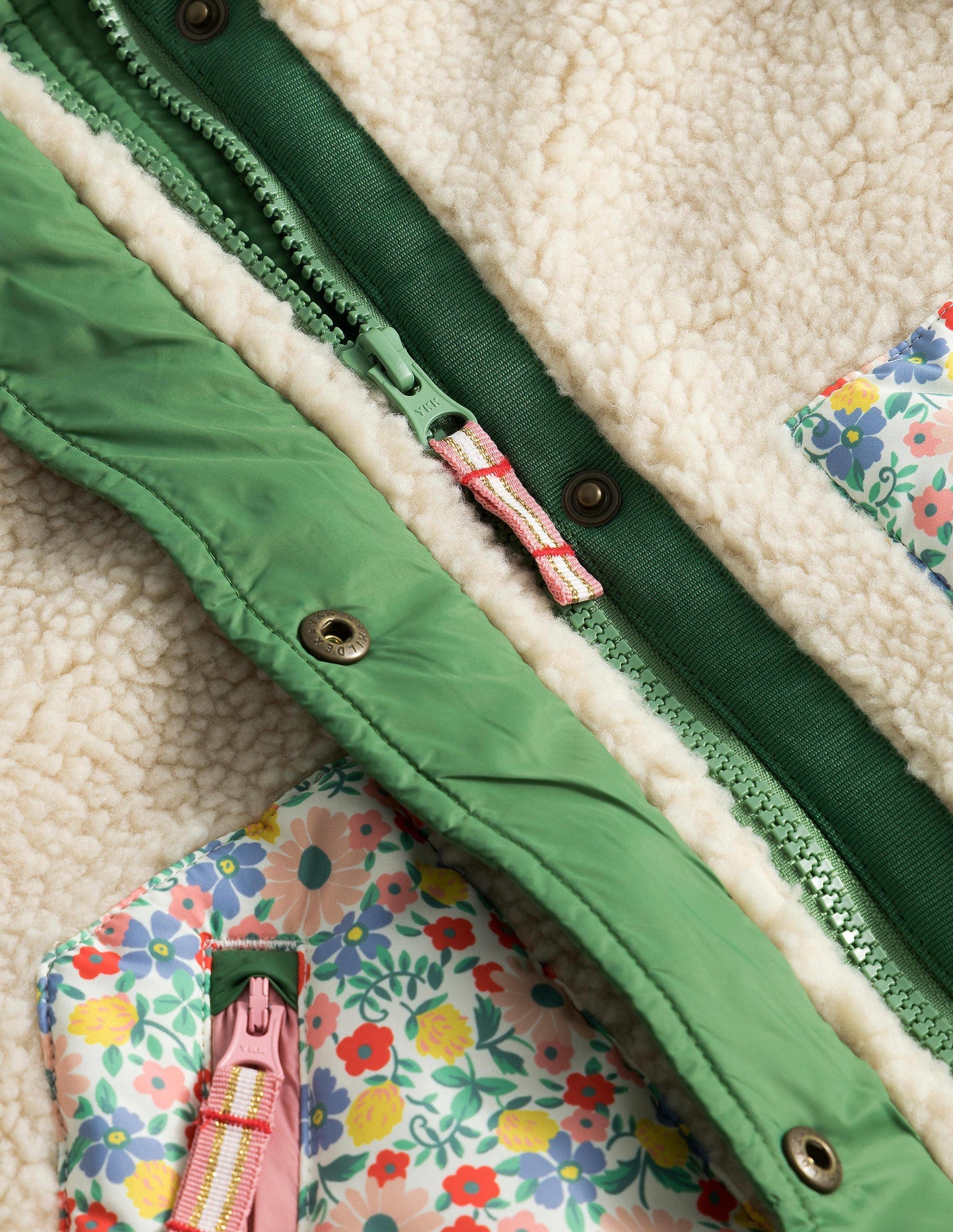 Borg Mix Coat-Vanilla Pod Floral