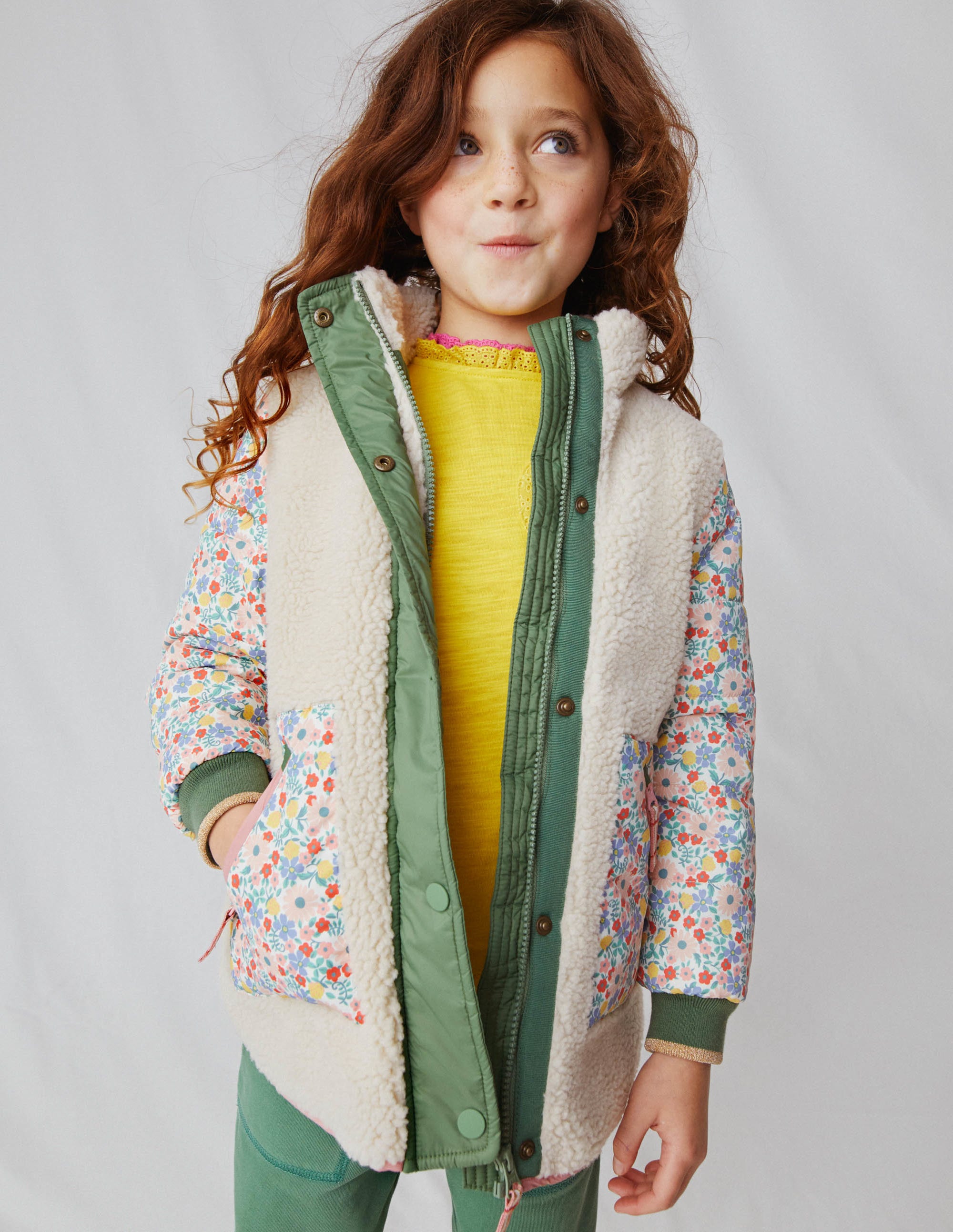 Borg Mix Coat-Vanilla Pod Floral - Image 4