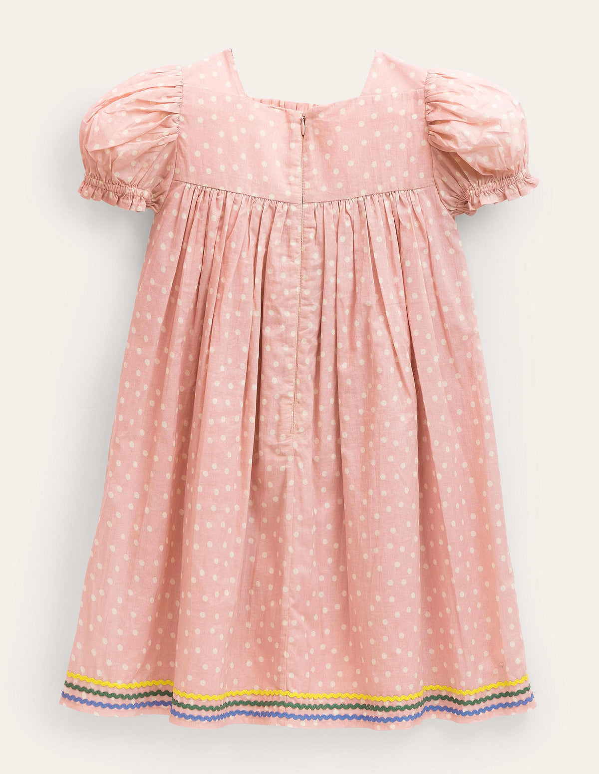 Embroidered Woven Dress-Boto Pink Spot Floral - Image 2