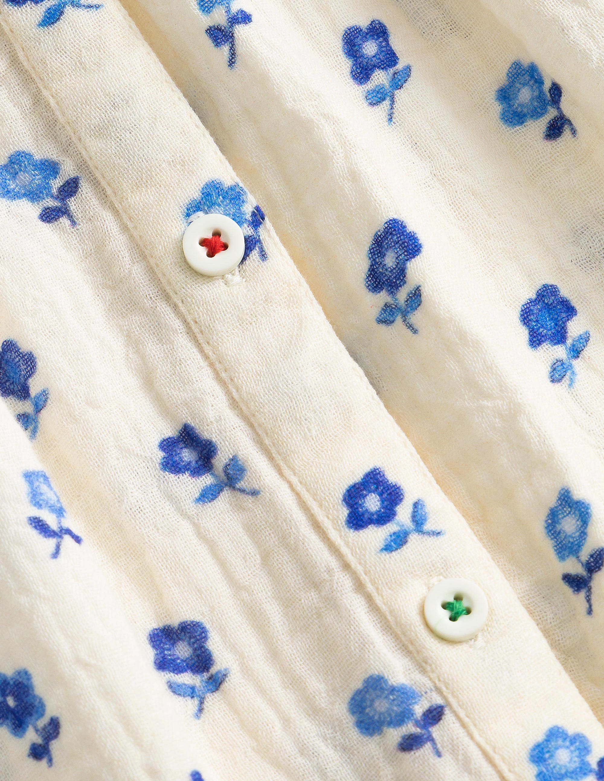 Short Puff Sleeve Top-Vanilla Pod Floral - Image 3