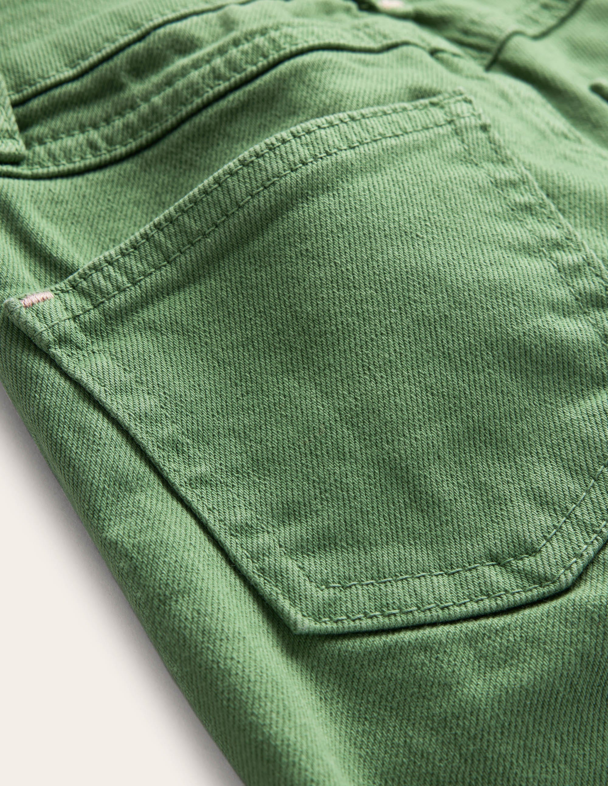 Kick Flare Jean-Deep Grass Green - Image 3