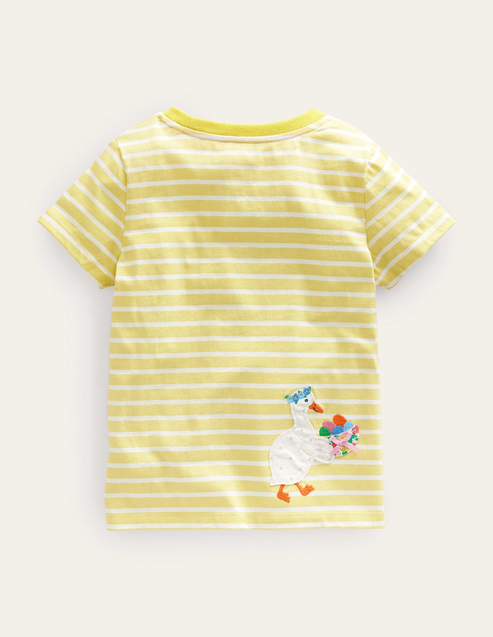 Flutter T-Shirt-Ivory/Soft Lemon Easter - Image 2