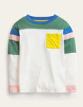 Colourblock T-shirt-Vanilla Pod