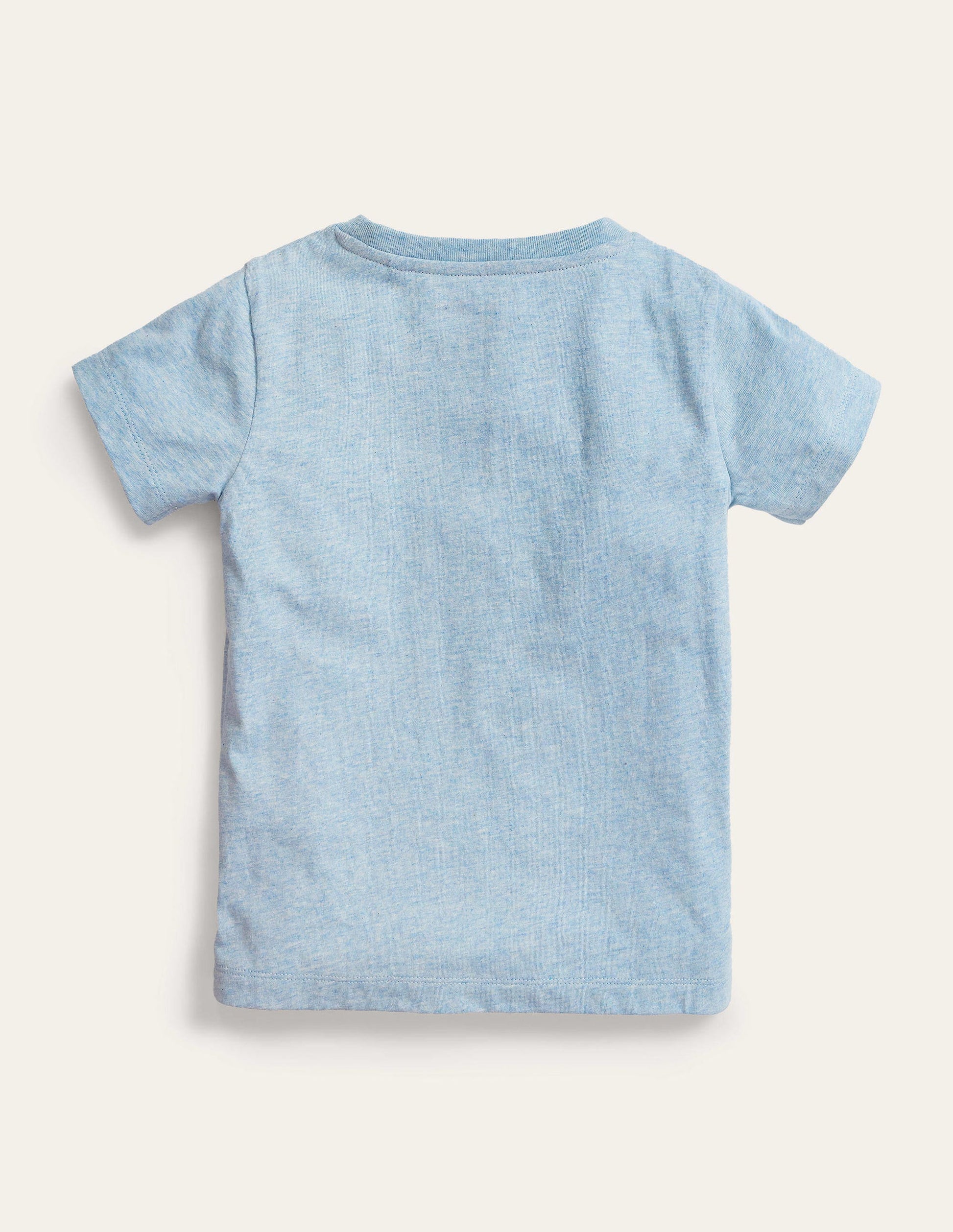 Peeping Pocket T-Shirt-Surf Blue Dog-2