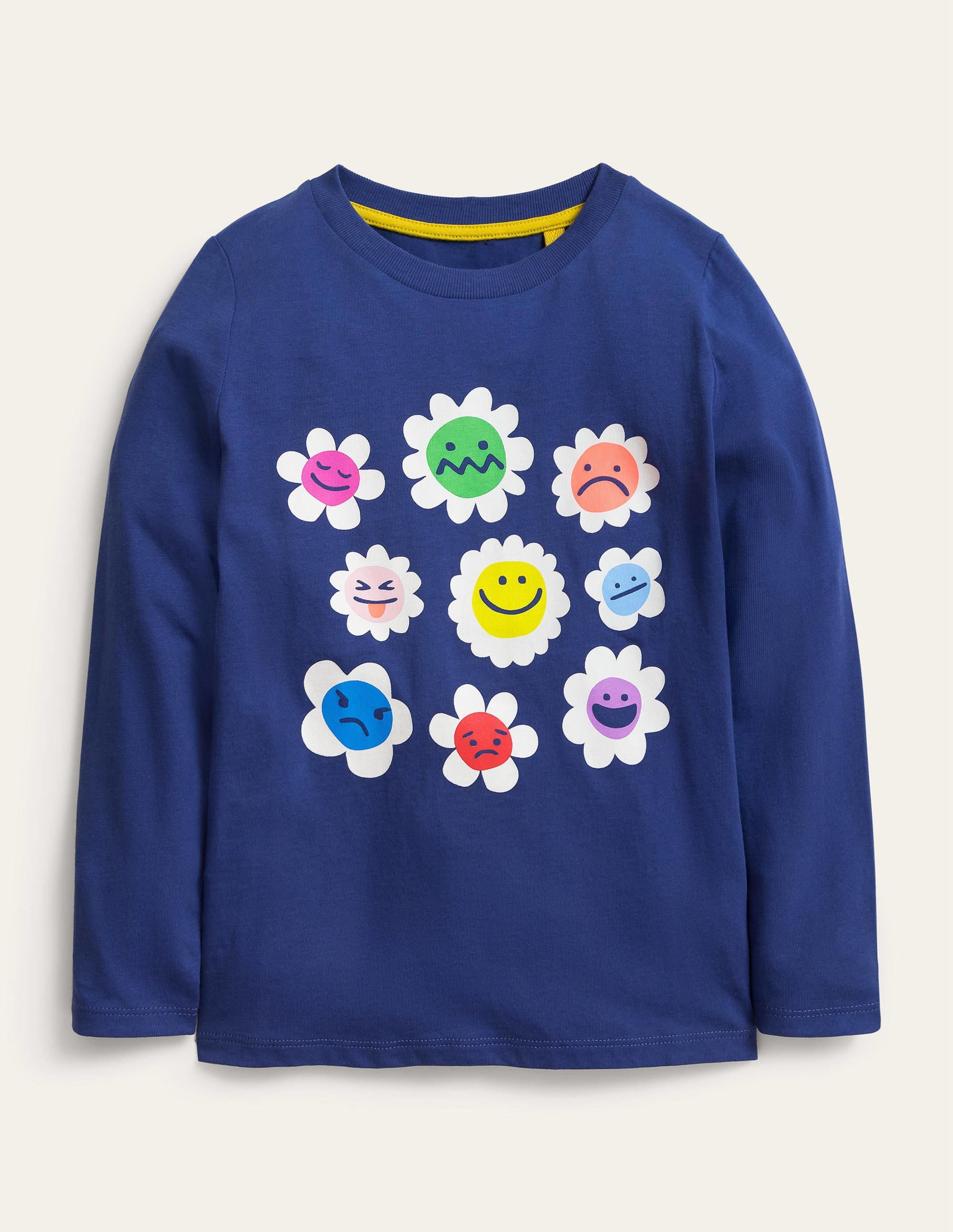 Long-Sleeved Logo Top-Starboard Blue Flowers - Image 1