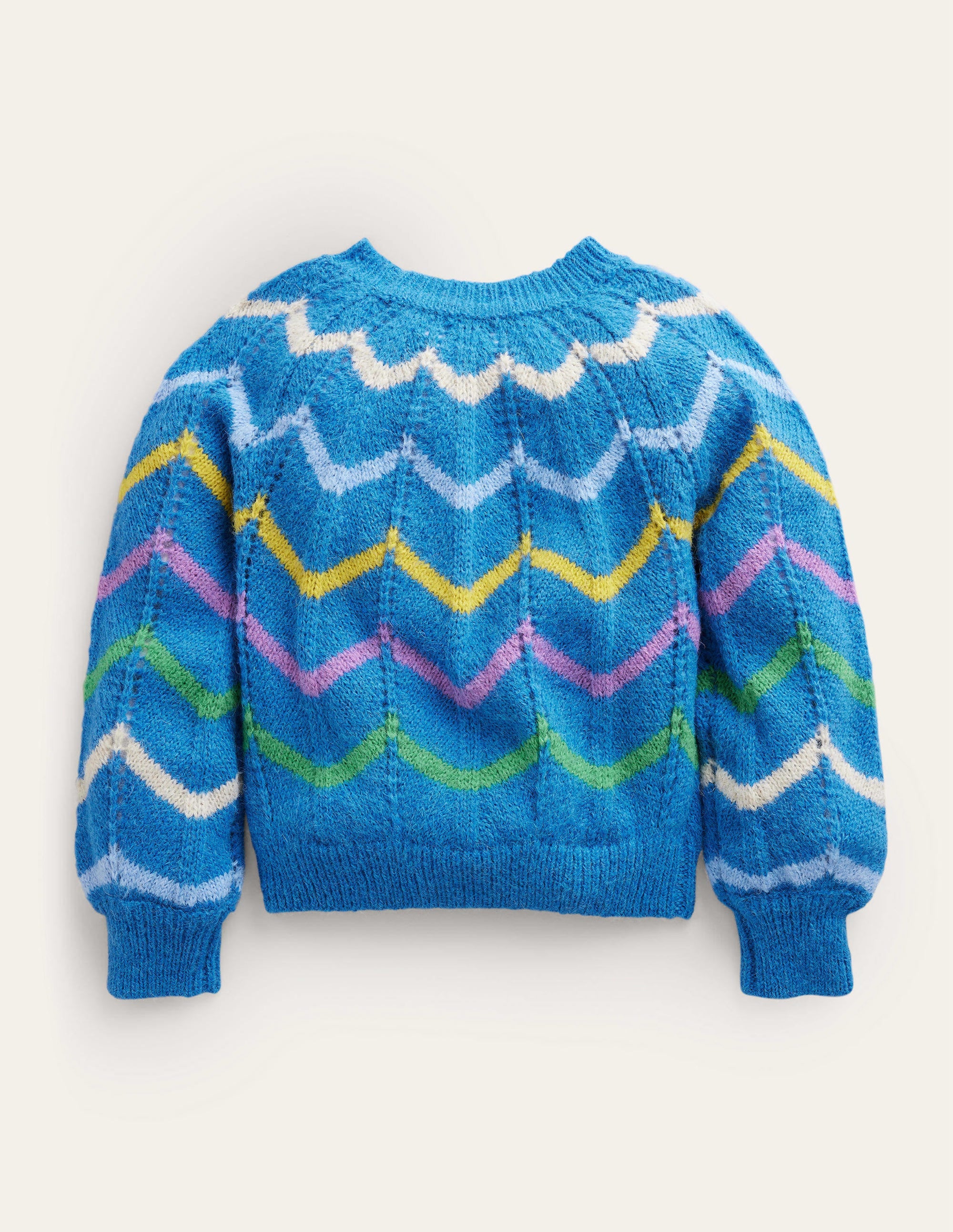 Fun Jumper-Blue Scallop Stripe - Image 2