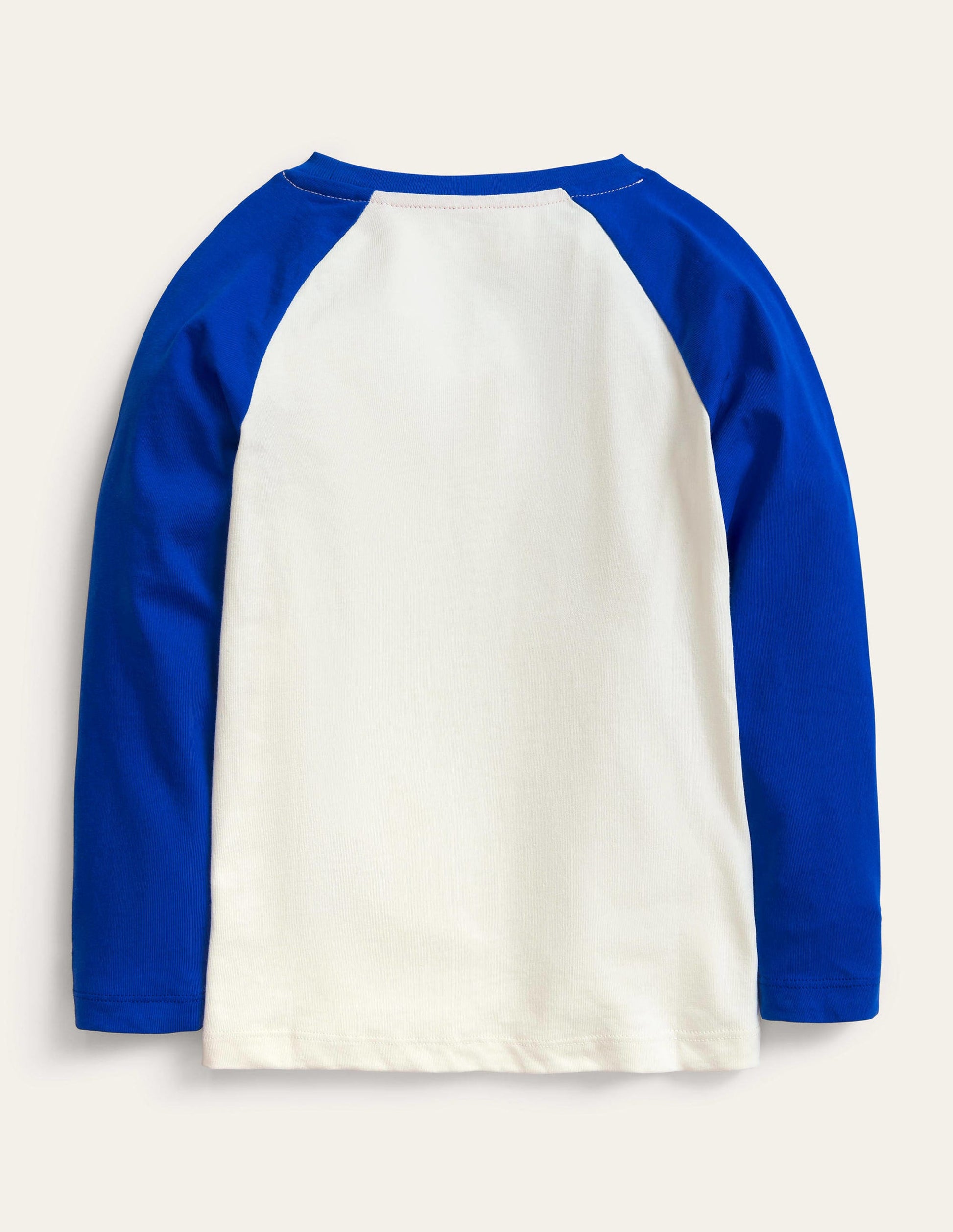 Printed Raglan Top-Brilliant Blue Gem Stones-2