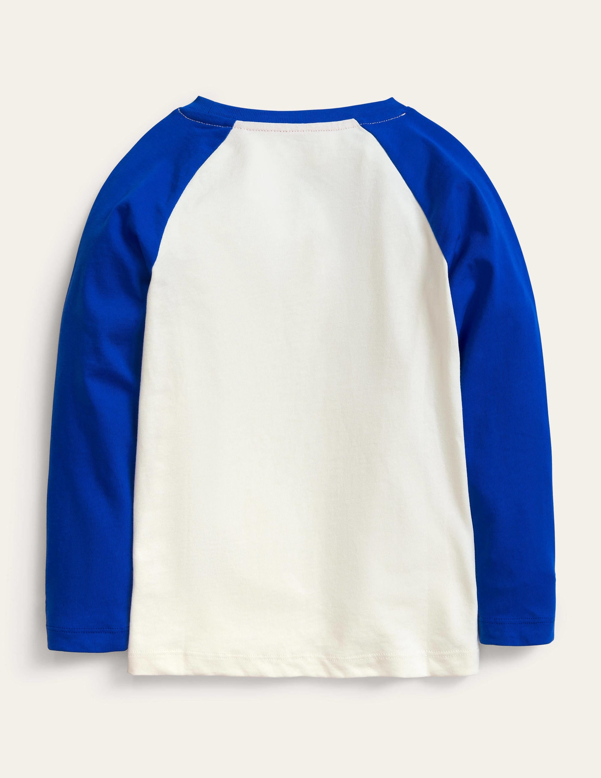 Printed Raglan Top-Brilliant Blue Gem Stones - Image 2
