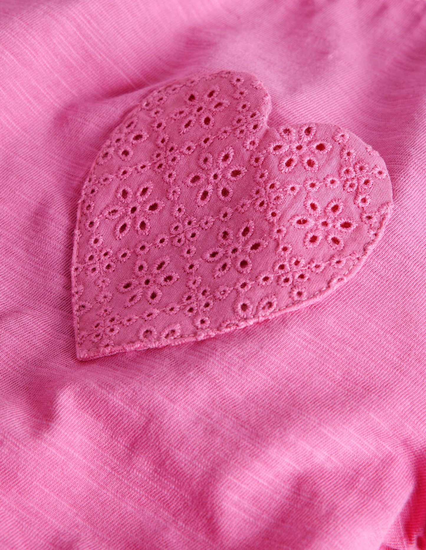 Broderie Pocket T-shirt-Tickled Pink