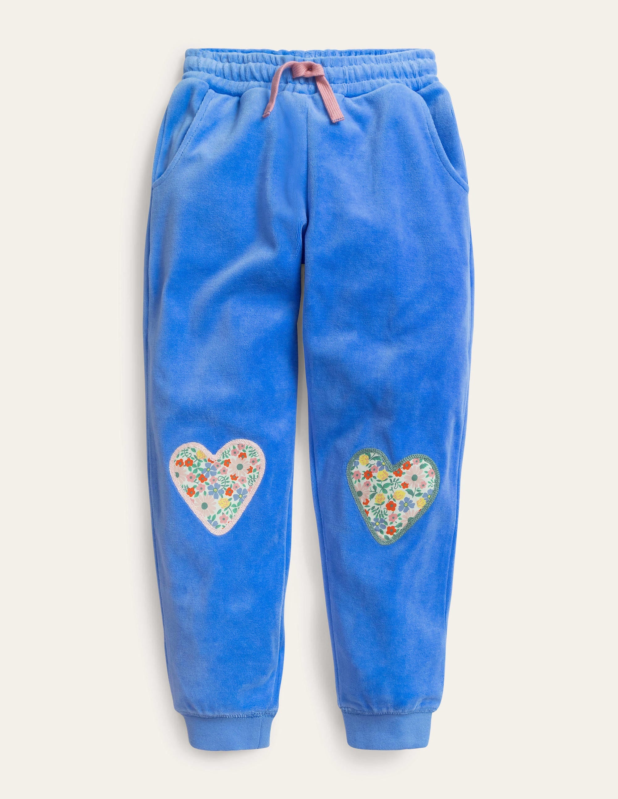 Fun Joggers-Blue Marl Hearts - Image 1