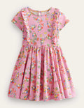 Frilly Twirly Dress-Formica Pink Butterflies
