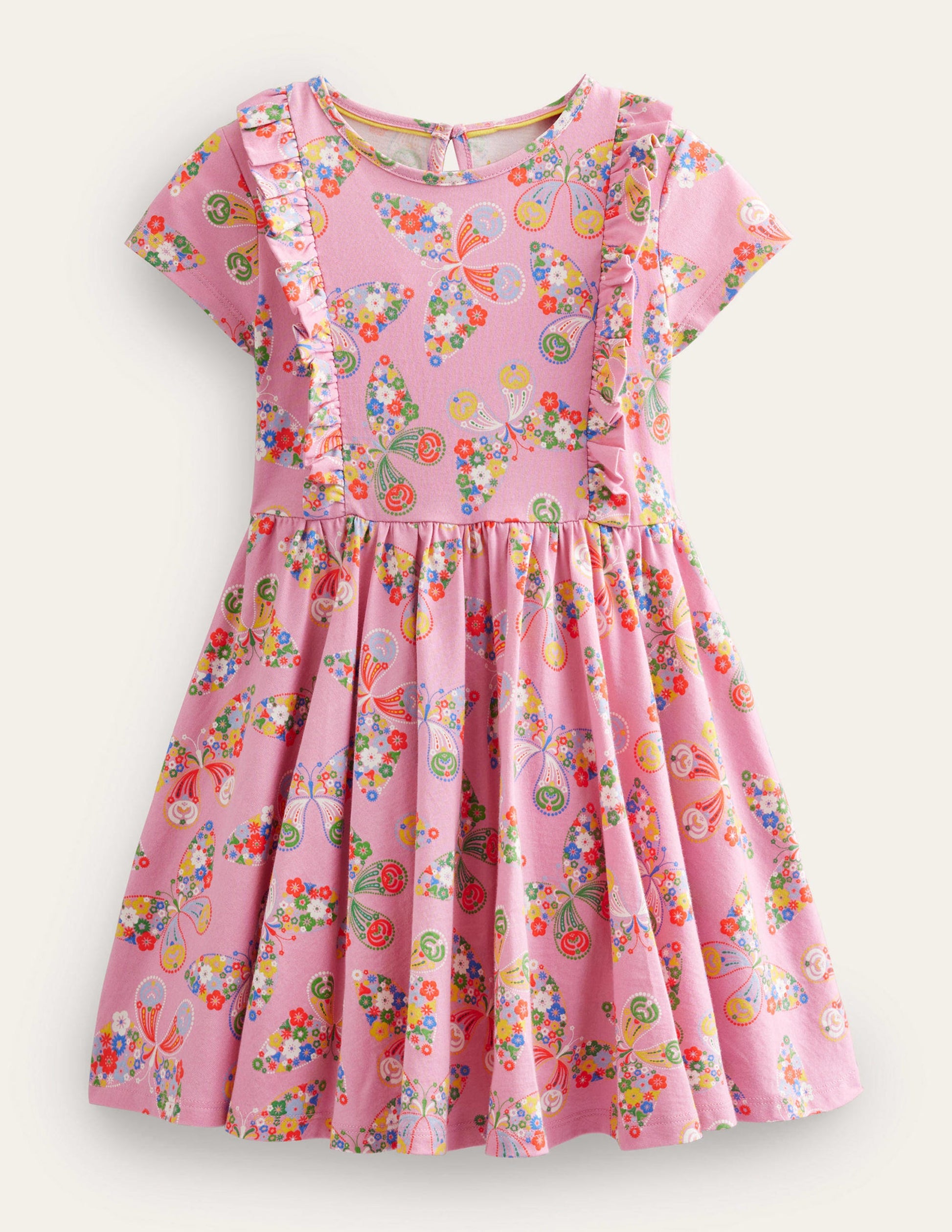 Frilly Twirly Dress-Formica Pink Butterflies-1