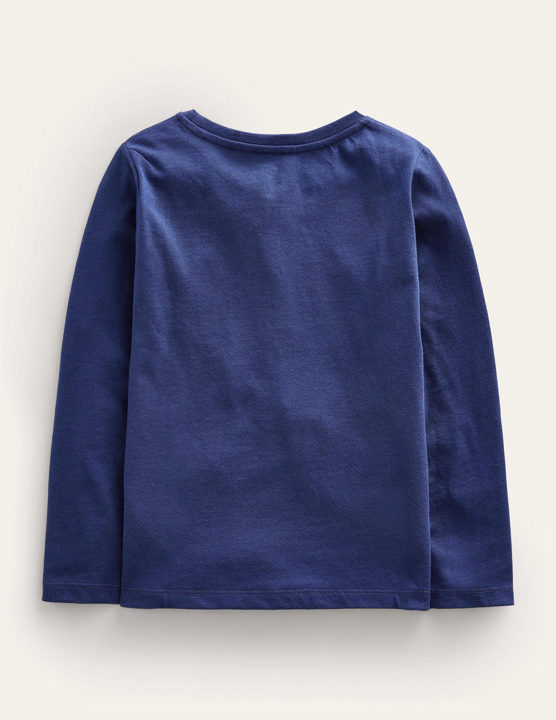Long Sleeve Appliqué Top-Starboard Blue Horse-2