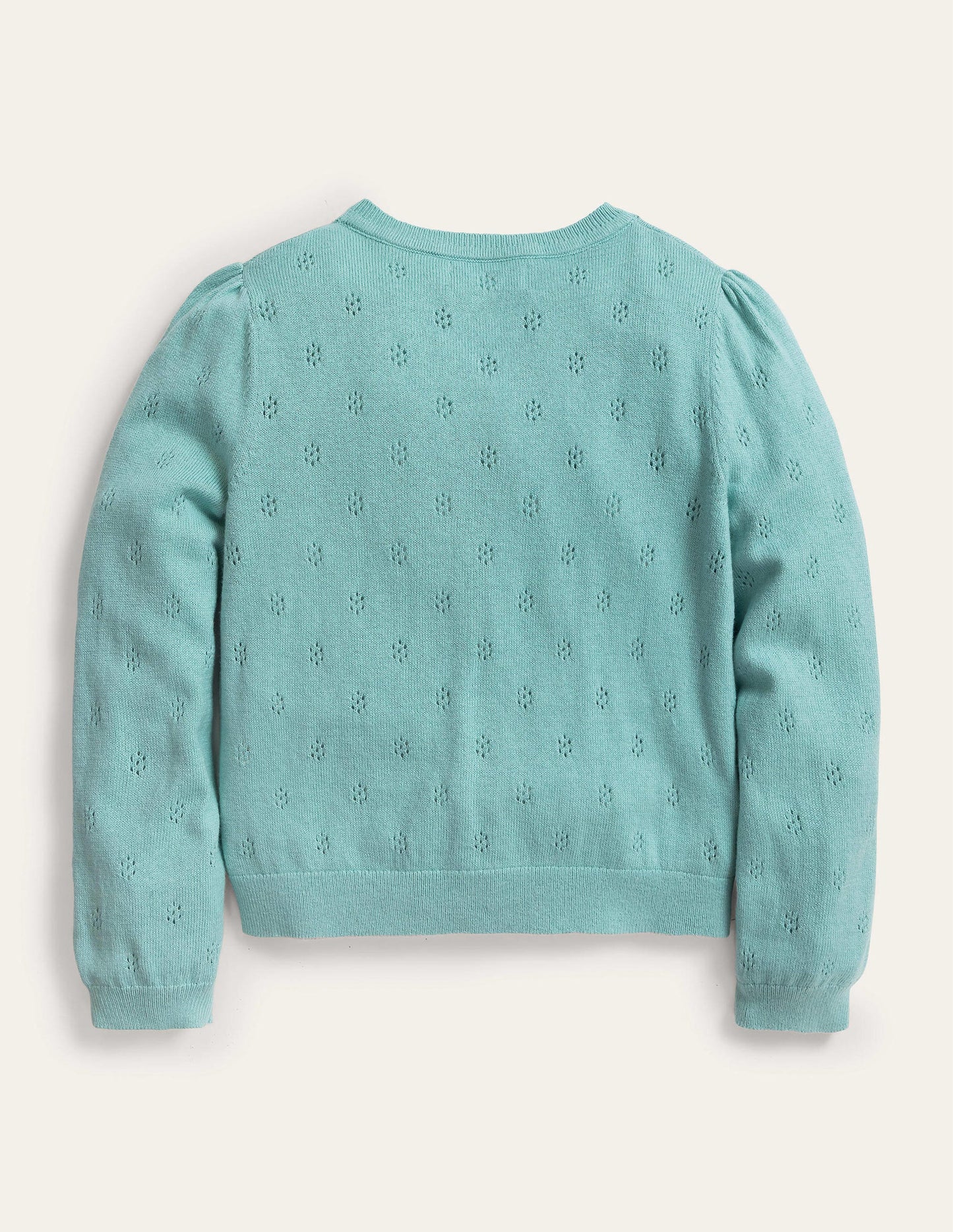 Cotton Cashmere Cardigan-Hot Spring