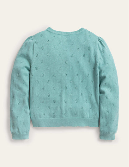 Cotton Cashmere Cardigan-Hot Spring-2