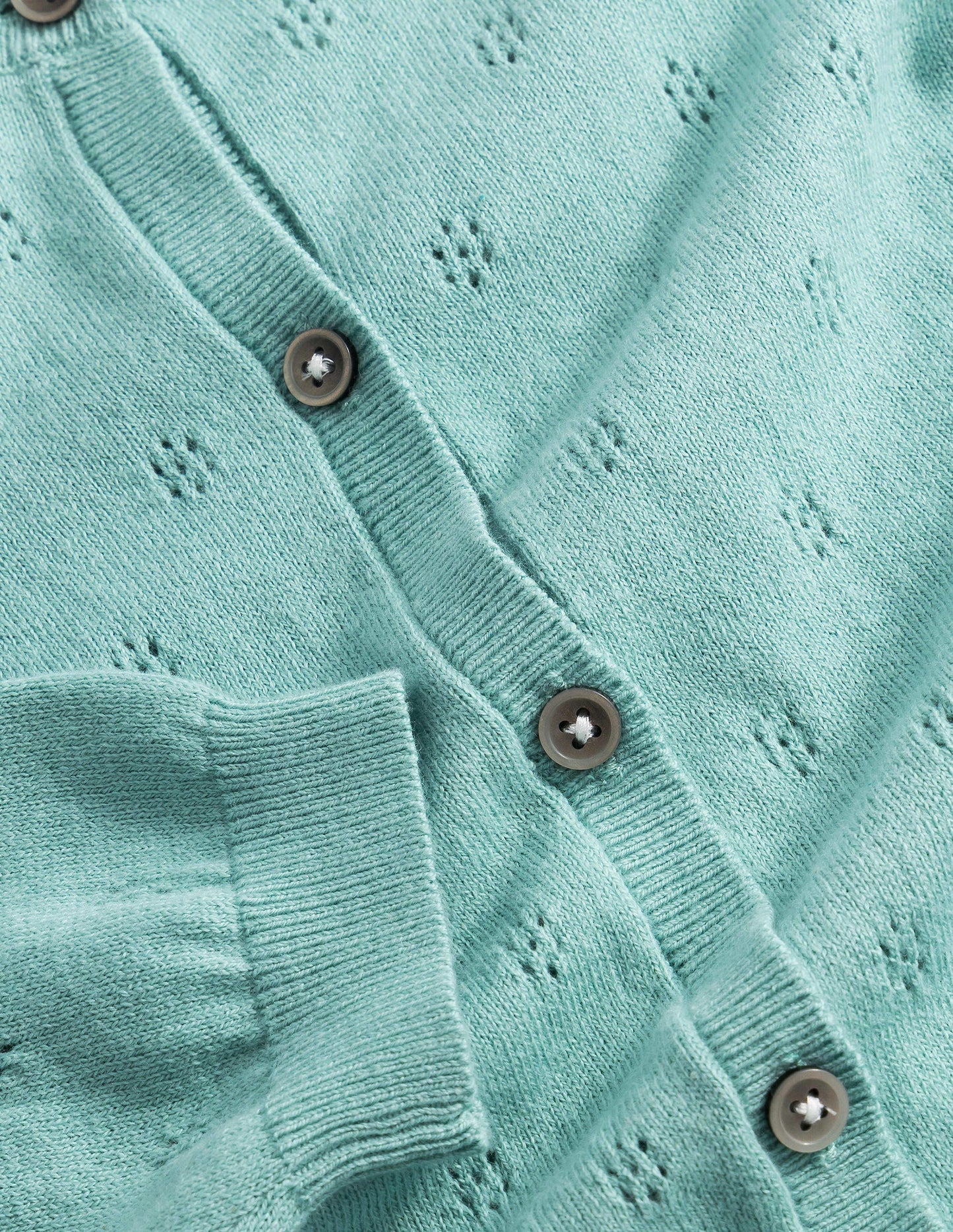 Cotton Cashmere Cardigan-Hot Spring