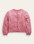 Cotton Cashmere Cardigan-Cameo Pink