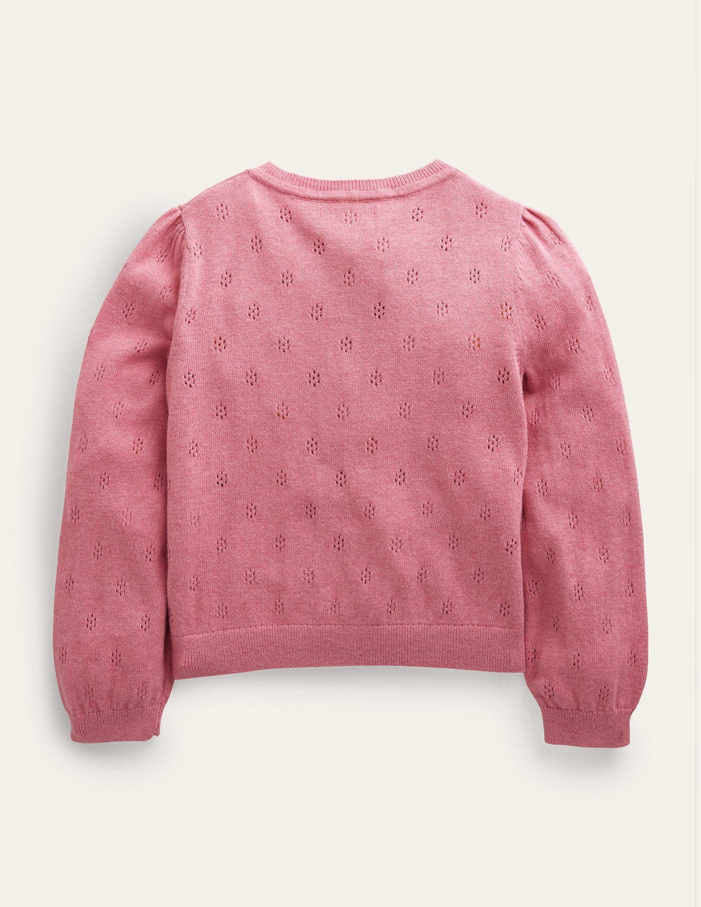 Cotton Cashmere Cardigan-Cameo Pink