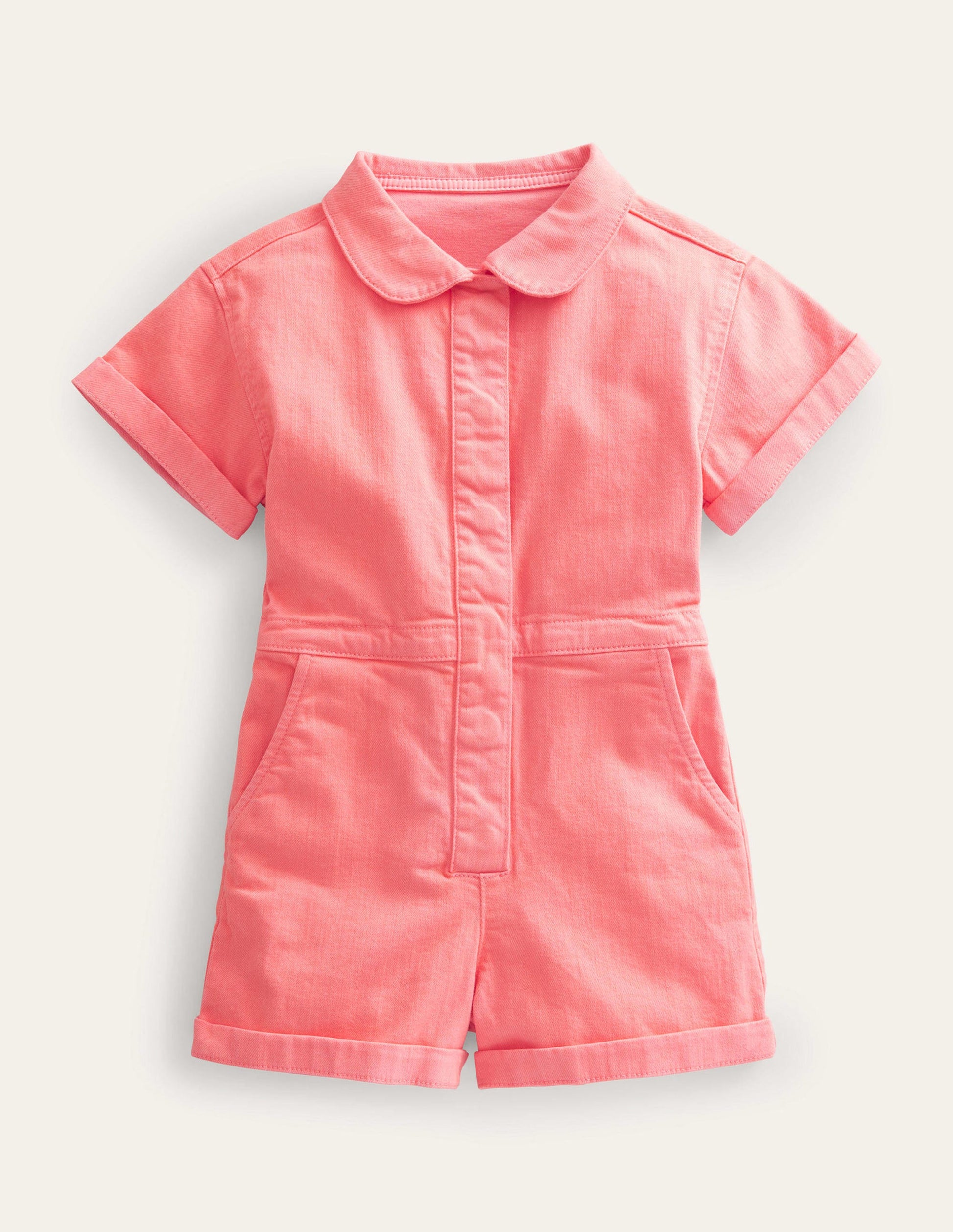 Denim Playsuit-Crab Apple-1