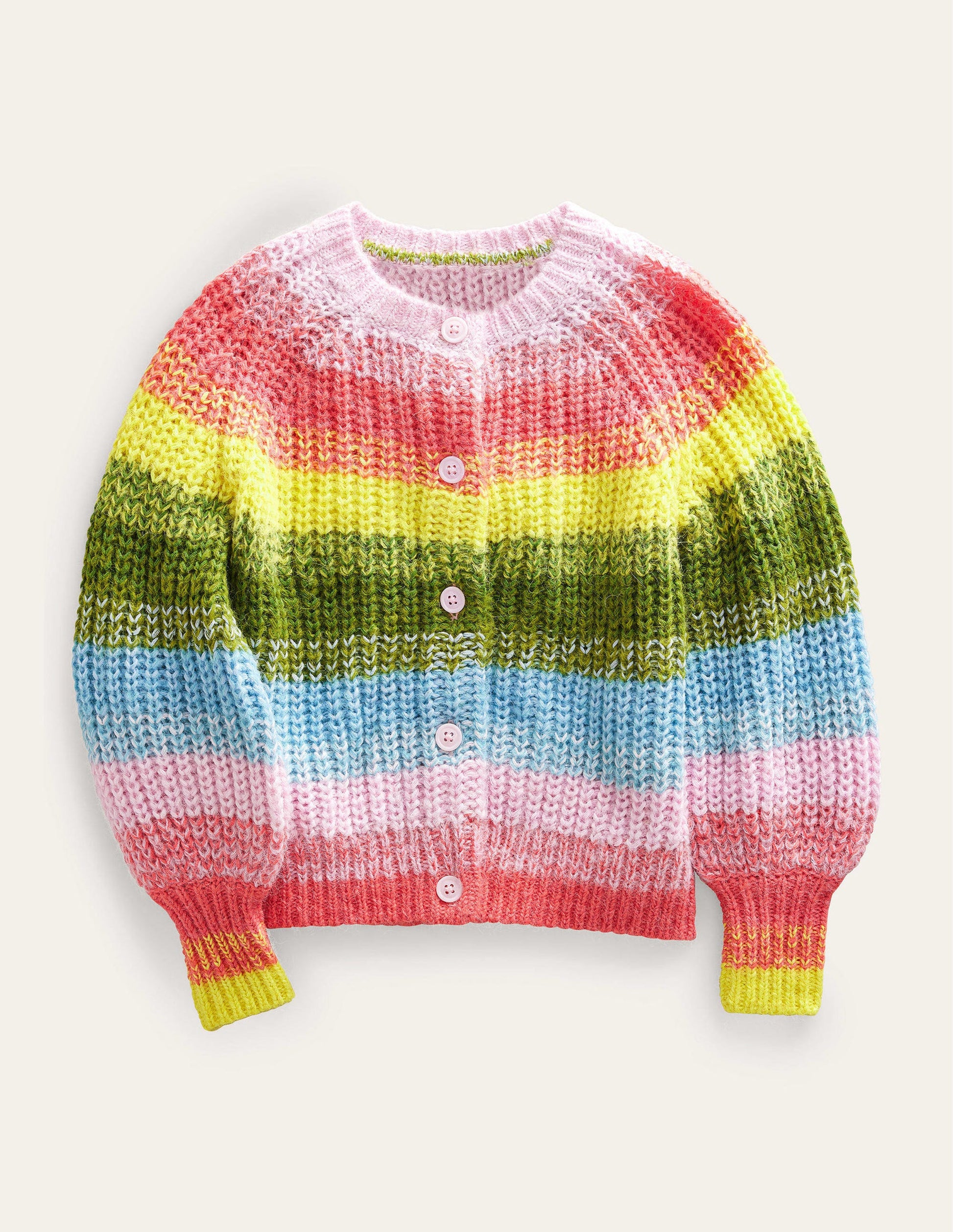 Ombre Rainbow Cardigan-Multi-1