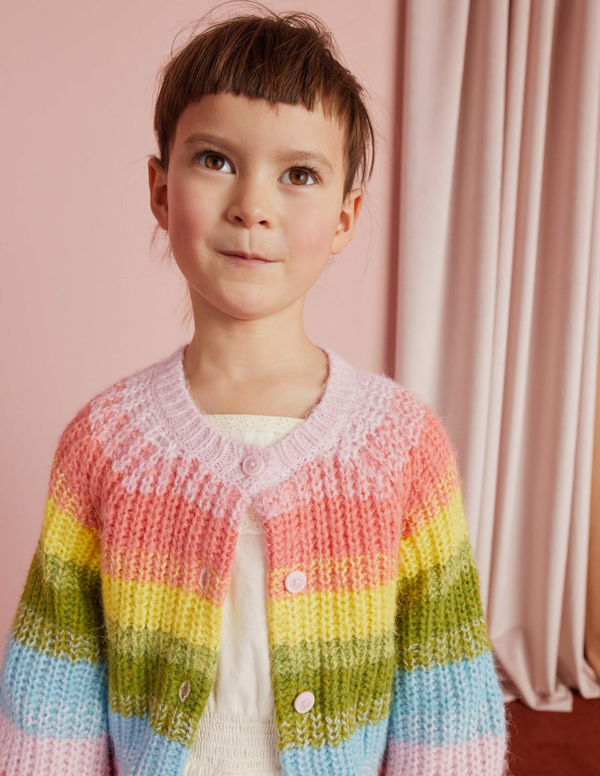 Ombre Rainbow Cardigan-Multi-5