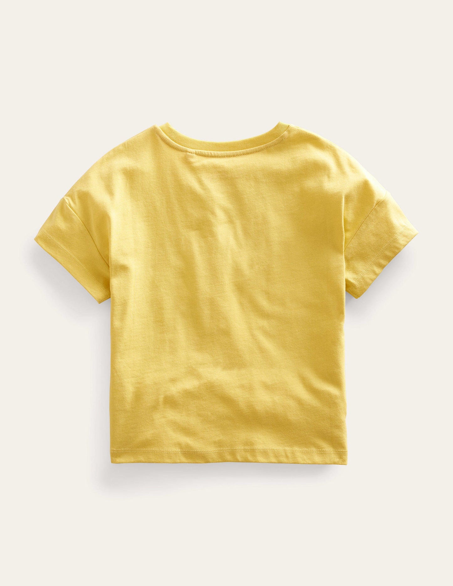 Printed Graphic T-shirt-Soft Lemon Hope