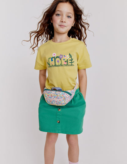 Printed Graphic T-shirt-Soft Lemon Hope-2