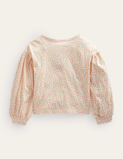 Embroidered Top-Ivory Floral Lemonade-7
