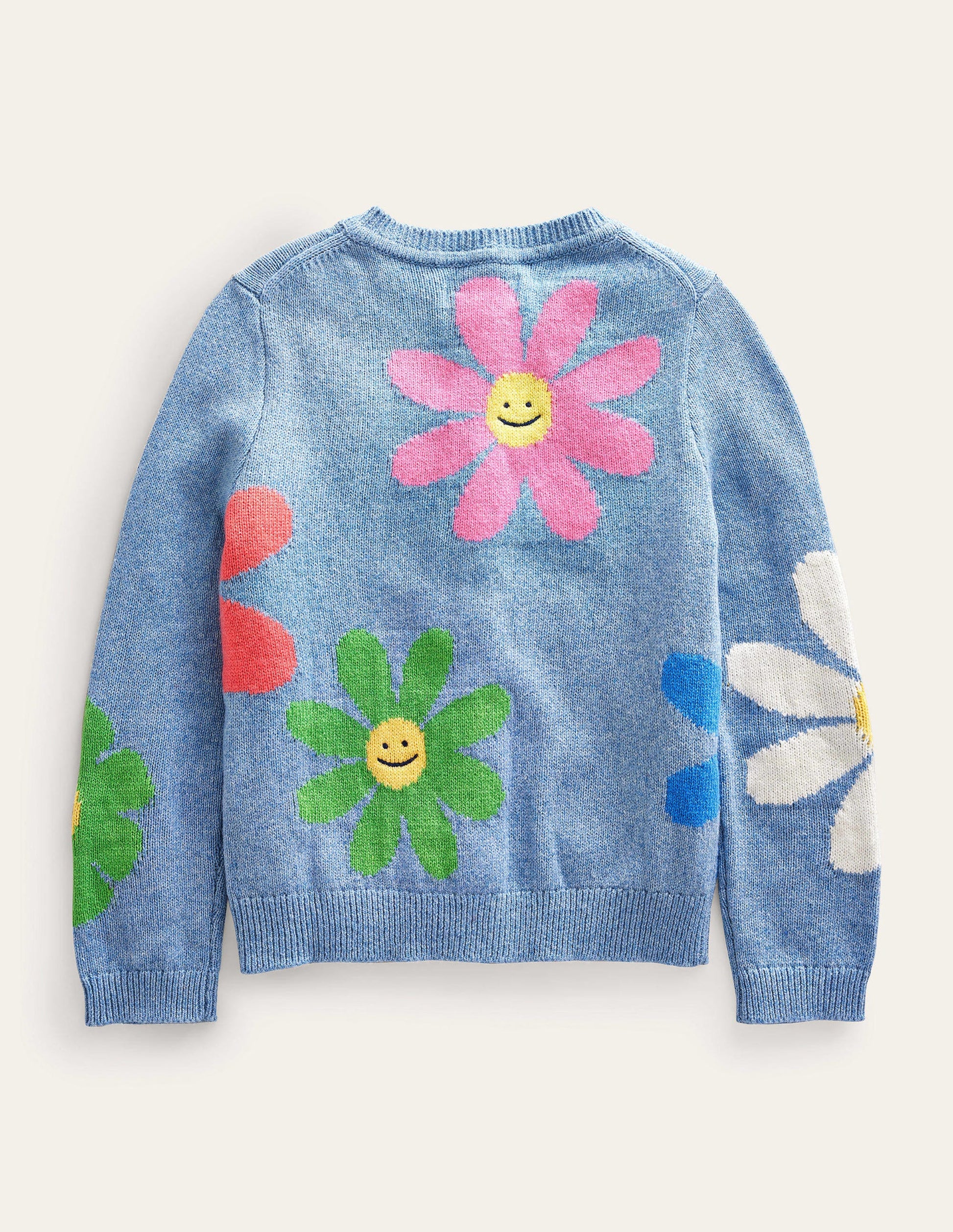 Fun Flower Cardigan-Multi Flowers-2
