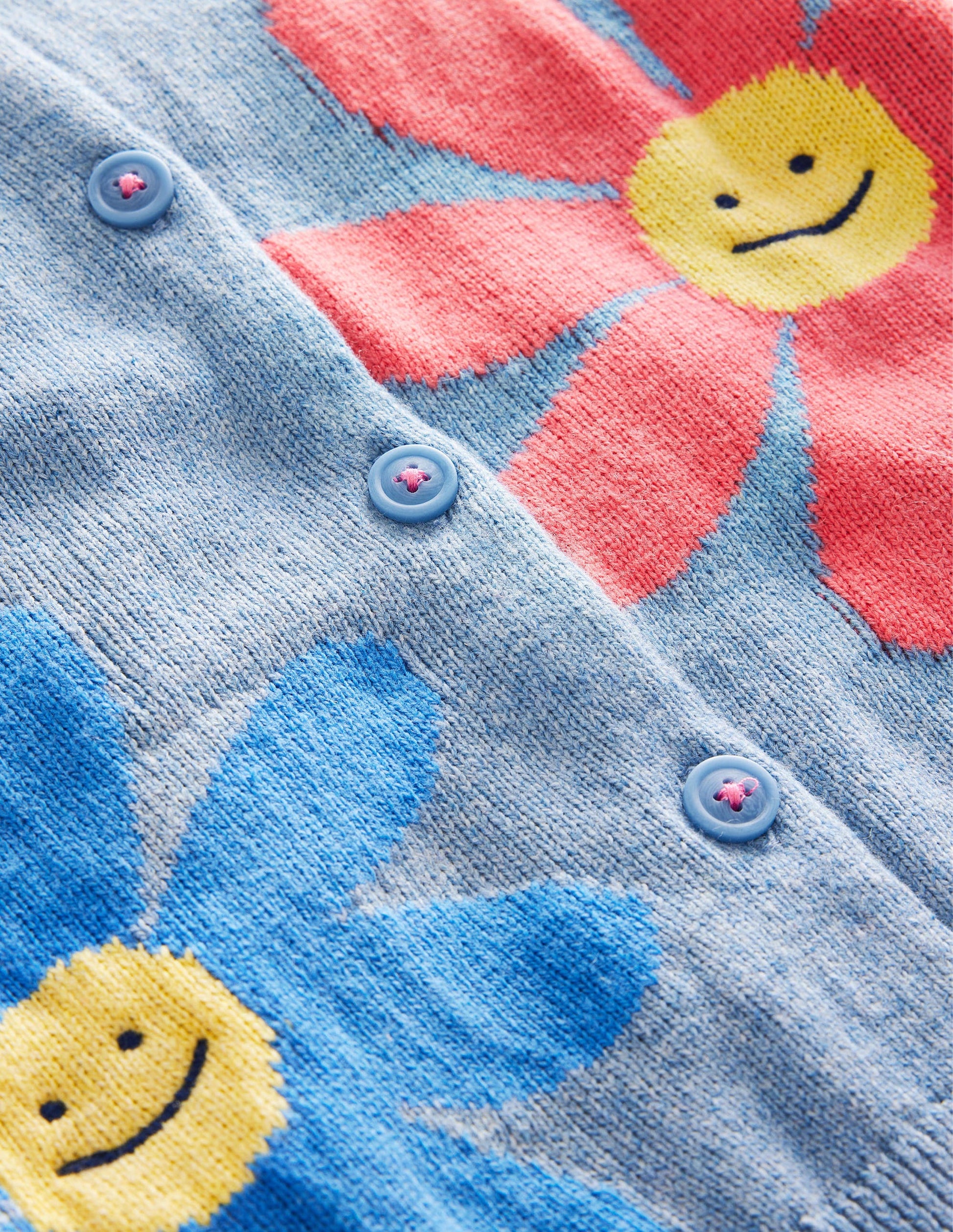 Fun Flower Cardigan-Multi Flowers-3