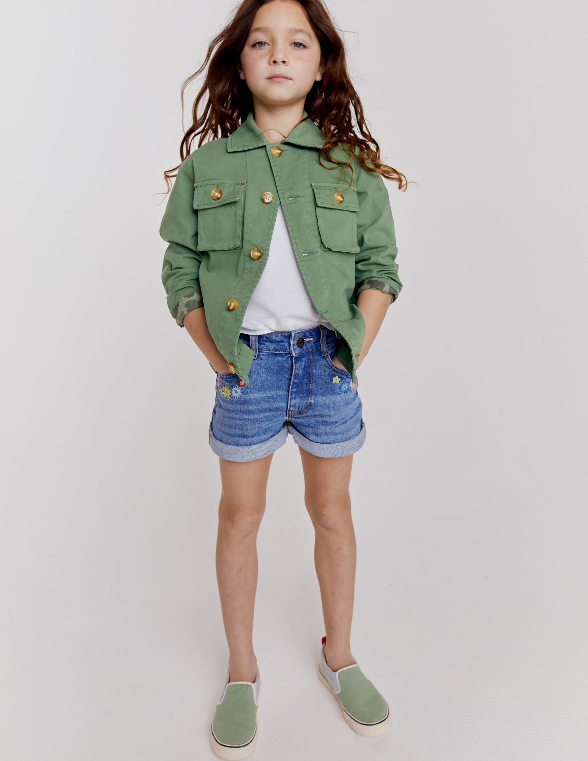 Broderie Mix T-shirt-White-8