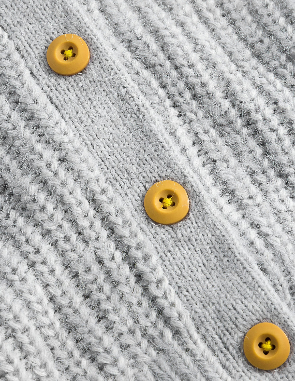 Fluffy Cardigan-Sliver Marl - Image 3