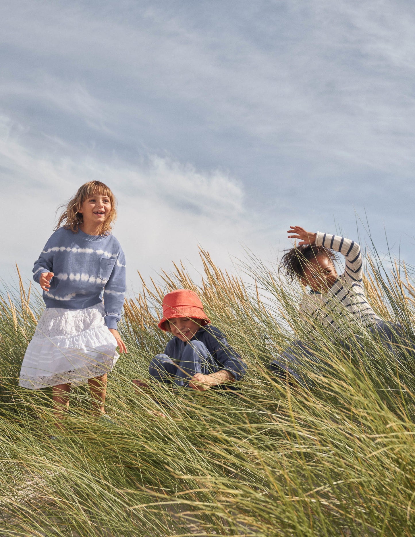 Nautical Jumper-Ecru Marl Stripe