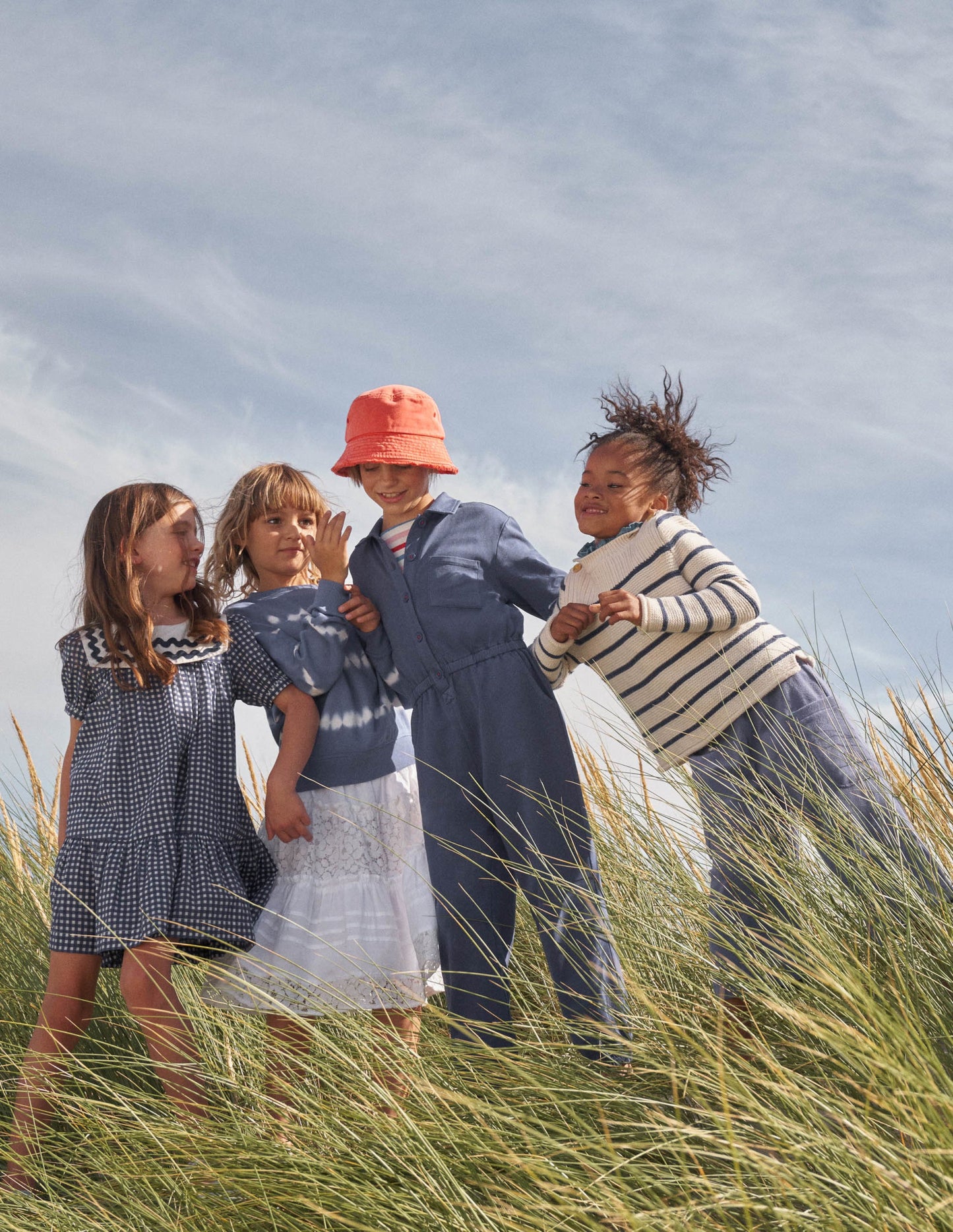 Nautical Jumper-Ecru Marl Stripe