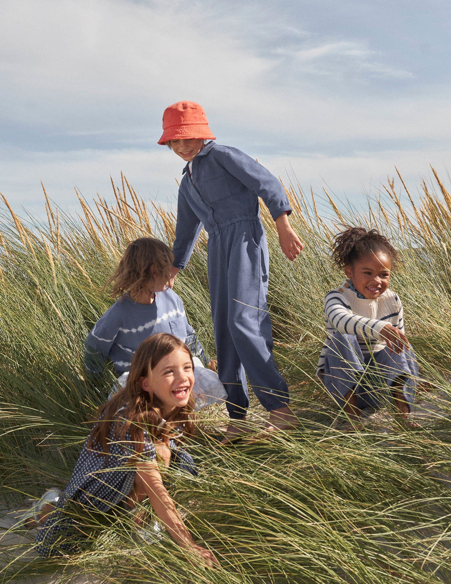 Nautical Jumper-Ecru Marl Stripe