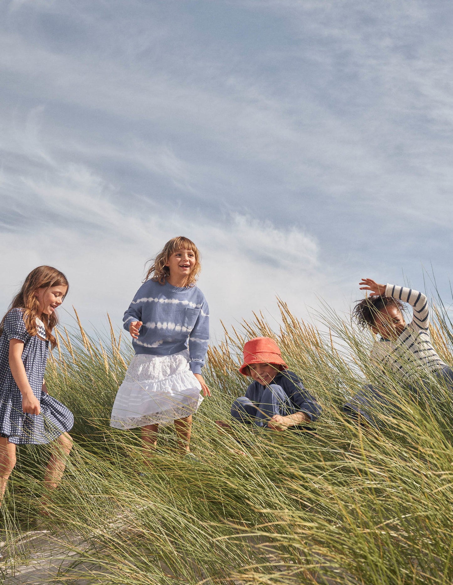 Nautical Jumper-Ecru Marl Stripe